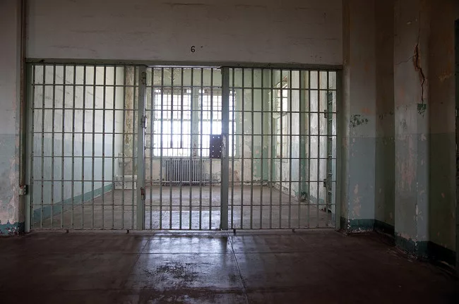 A hospital cell.