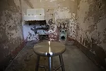 <em>Stay Tuned</em>, in the early 19th century A-Block cells, intensifies our perception of the existing prison by playing sound against space. This installation ushers us inside a series of prison ce