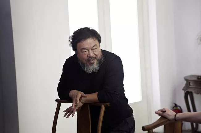 Ai Weiwei at his studio in Beijing.