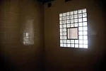 <em>Illumination</em> pipes sound into the pair of inhumanly small psychiatric observation chambers in the prison hospital. Recorded chants of exiled Tibetans resonate with the Hopi tribal song playin