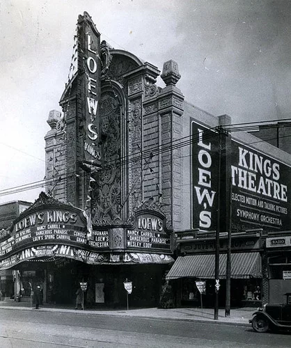 A historic photo of the theater.