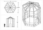The light chandelier in <em>Domus</em> measures is suspended from the apex of the yurt. The LED lights emit light pulses in response to real-time seismic data.