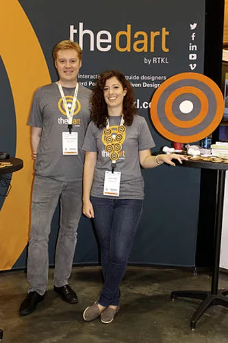 <a href='http://pdd-dart.rtkl.com/'>The DART by RTKL</a><br /><br />Cory Strischek and Laura Ewan with RTKL were at the show promoting The DART, a free, interactive tool to guide designers toward Perf