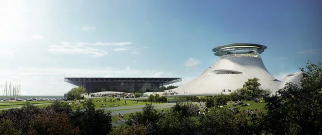 Designed for a prominent lakefront site in Chicago, the project will house the private collection of Star Wars creator George Lucas.<div id='_mcePaste'>﻿﻿