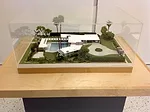 A model of E. Stewart Williams' house for Frank Sinatra.