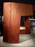 Gallery ALL displayed a wood cabinet in the shape of Rem Koolhaas and Ole Scheeren’s CCTV tower.<div id='_mcePaste'>﻿﻿
