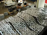 dECOi Architects' <em>HypoSurface</em>, view of the testing of the installation, 2004.<br /><div id='_mcePaste'>﻿﻿