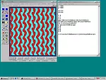 Objectile's (Bernard Cache) screenshot of TopSolid™ version 5 interface showing variations of surfaces by manipulation of a parametric equation, 1998.<div id='_mcePaste'>﻿﻿