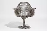 Leo Capote, <em>Tulip Bolts Chair</em> (2013)<br />Carbon steel bolts, electrostatic painting. Brazil.<div id='_mcePaste'>﻿﻿