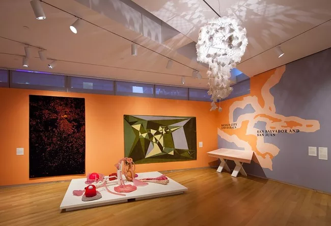 Installation view of <em>New Territories</em>.<div id='_mcePaste'>﻿﻿