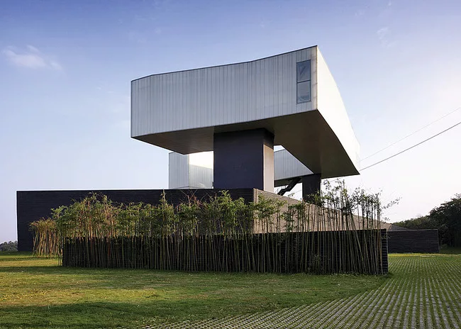 Lu Jun, the developer of the China International Practical Exhibition of Architecture—a collection of buildings near the city of Nanjing, including the Sifang Art Museum by Steven Holl—say