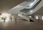 The Nancy and Rich Kinder Building entrance lobby