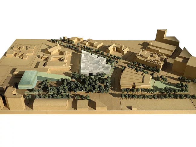 Model view of the Fayez S. Sarofim Campus