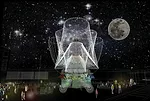At night, the pavilion will glow from bioluminescent microbes.
