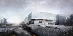 New Auction House by Ole Scheeren Rises in Beijing