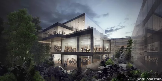 New Auction House by Ole Scheeren Rises in Beijing