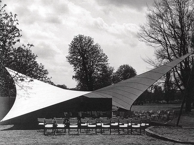 Music Pavilion at the Federal Garden Exhibition, 1955, Kassel, Germany<div id='_mcePaste'>