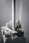 Morphosis's design for a new hotel tower in Vals, Switzerland.<div id='_mcePaste'>﻿﻿