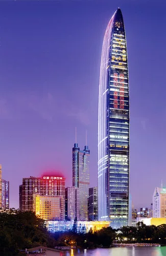 KK100 tower, Shenzhen, TFP Farrells.