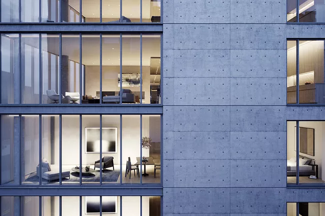 Tadao Ando's 152 Elizabeth Street will measure 32,000 square feet over seven stories.