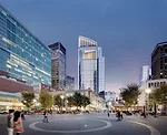 The Tower at PNC Plaza, designed by Gensler, is nearing completion in Pittsburgh. The 33-story building is expected to rely on natural ventilation for more than 40 percent of working hours and use onl