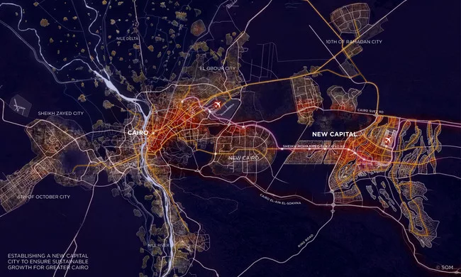 SOM Plan for New UAE-Backed Egyptian Capital Sparks Controversy and Questions