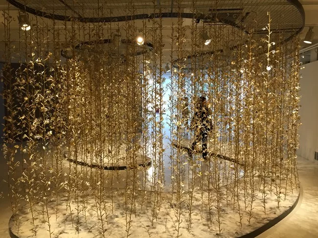 American artist Kris Ruhs' latest exhibit at the gallery at fashionable store 10 Corso Como.