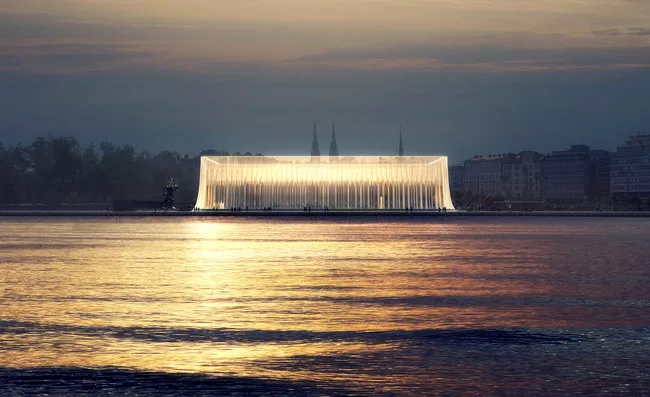 One of the six finalist designs for the Guggenheim Helsinki. <br />