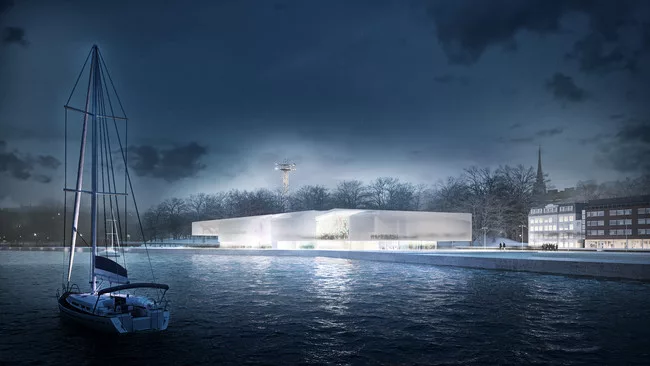 One of the six finalist designs for the Guggenheim Helsinki.  These  renderings are unmarked to preserve the anonymity mandated by  Finnish  law.<div id='_mcePaste'>﻿﻿