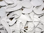 Artwork commissioned by the foundation for the complex includes photographs by Thomas Demand of elements from SANAA’s study models.<div id='_mcePaste'>﻿﻿