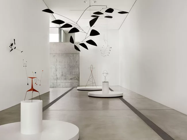 The first exhibit in the reopened foundation includes works by Alexander Calder.