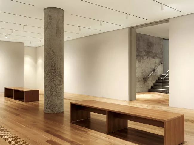 Although the new galleries were carved from former storage and administrative space.