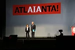 AIA President Elizabeth Chu Richter with Bill Clinton.<div id='_mcePaste'>﻿﻿