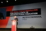 Peter Eisenman received the 2015 Topaz Medallion for Excellence in Architectural Education.<div id='_mcePaste'>﻿﻿