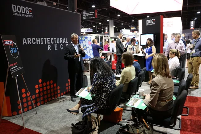 Product manufacturers present to RECORD editors in a 'Say it in a Snap' session.<div id='_mcePaste'>﻿﻿