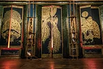 The artist, Darren Waterston, reimagined James McNeill Whistler's iconic 19th-century Peacock room.