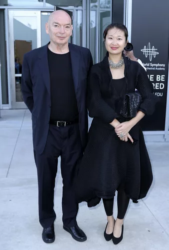 Jean Nouvel (left) and Lida Guan.