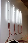 Non Linear is a collection of modular LED luminaires from the Pasadena-based design studio Non Designs that connect to form endless possibilities for residential or commercial spaces. Each lighting mo