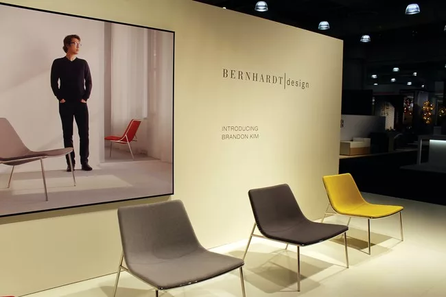 Bernhardt Design showcased several new works, including seating by Korean-born designer Brandon Kim and walnut tables by Chilean designer Ignacia Murtagh.<div id='_mcePaste'>