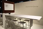 Bernhardt Design showcased several new works, including seating by Korean-born designer Brandon Kim and walnut tables by Chilean designer Ignacia Murtagh.<div id='_mcePaste'>﻿﻿