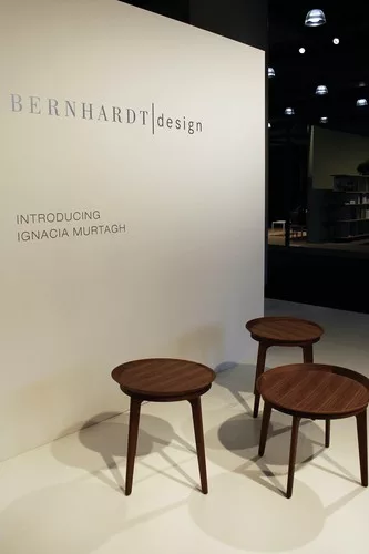 Bernhardt Design showcased several new works, including seating by Korean-born designer Brandon Kim and walnut tables by Chilean designer Ignacia Murtagh.<div id='_mcePaste'>