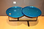 Chairs and tables made of recycled oil barrels by The Urbanite Home, based in Belfast.<div id='_mcePaste'>﻿﻿