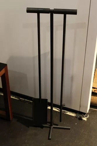 A collaboration between 12th Avenue Iron and Olson Kundig Architects, The Tom Kundig Collection presented several new hardware designs, including a perforated steel tube light pendant, a door pull fab