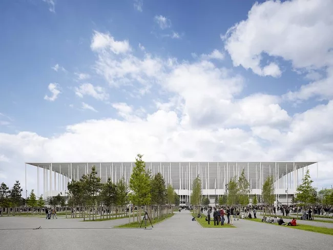 Herzog & de Meuron's Nouveau Stade de Bordeaux.<br /><div id='_mcePaste'>
