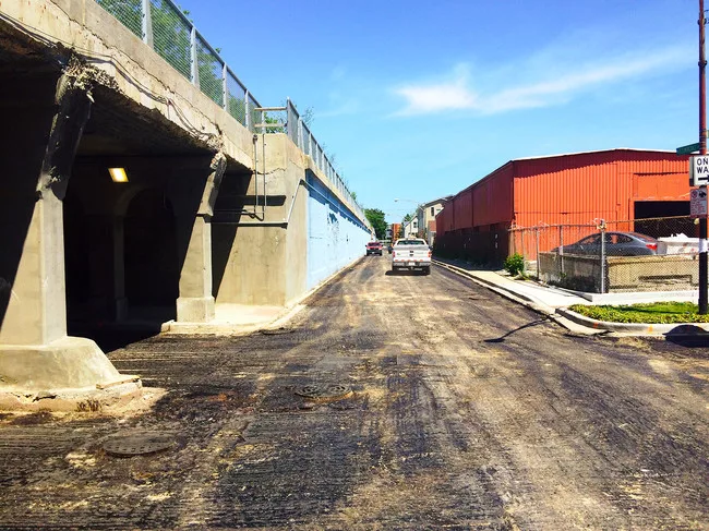 Some portions of the elevated trail rise 17 feet.
