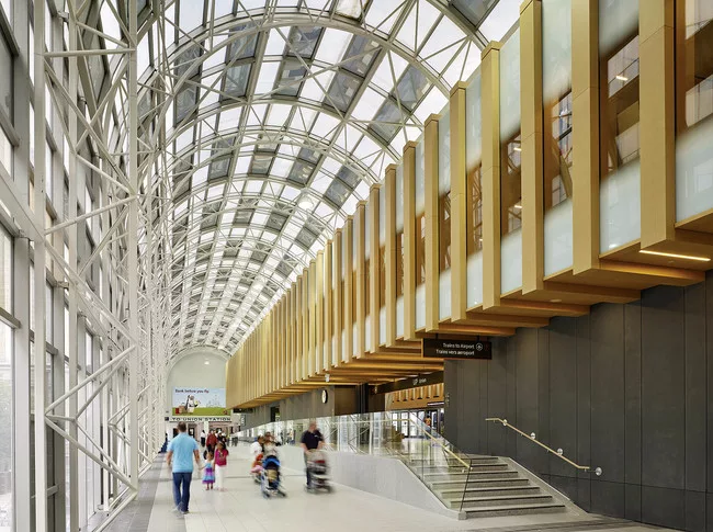 UP Express Union Station in Toronto by Zeidler Partnership Architects.