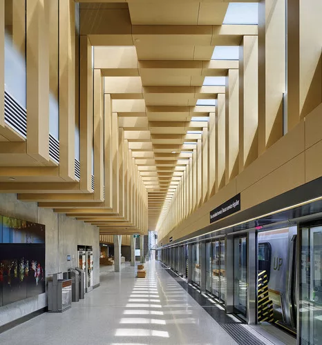 UP Express Union Station in Toronto by Zeidler Partnership Architects.