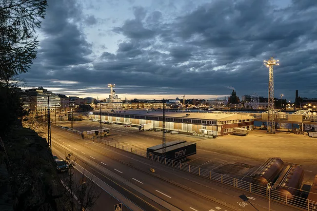 View of the competition site.
