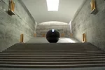 Walter De Maria's 'Time/Timeless/No Time' at the Chichu Art Museum.