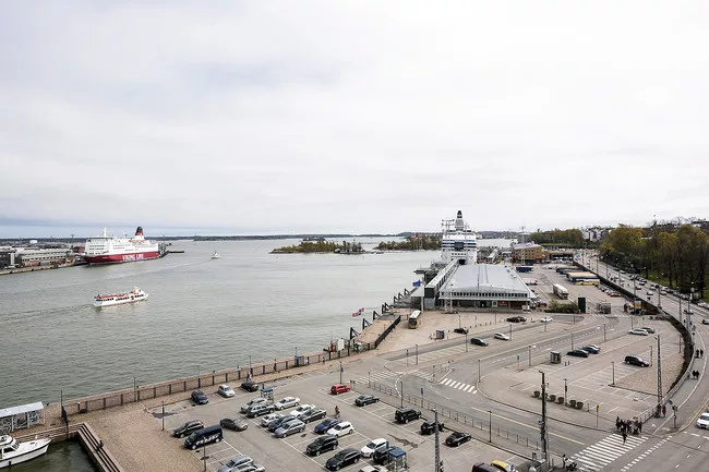 The proposed site on Helsinki's South Harbor where the Guggenheim would be built.